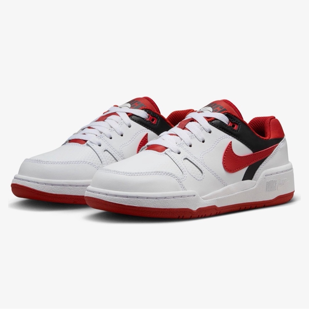 Nike Kids Sneakers in Red, Black, and White | Size 6Y